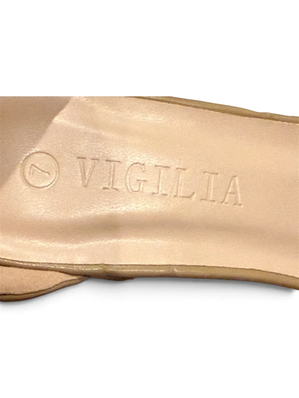 ✨New Vigilia Nude Strappy Heels Platforms Shoes